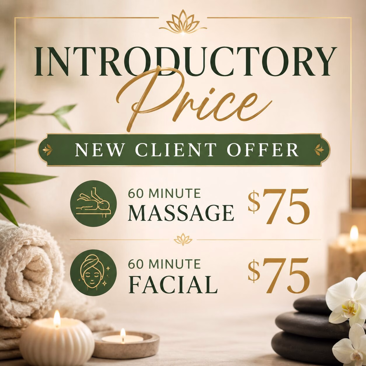 New Client Introductory Special Price New Client Introductory Special Price